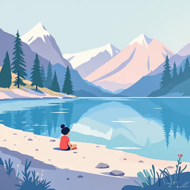 Cool wie der Bergsee